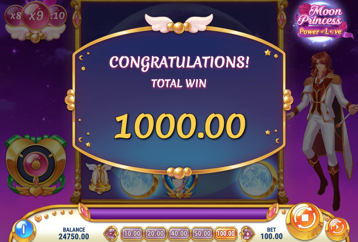 Moon Princess Power of Love - Win